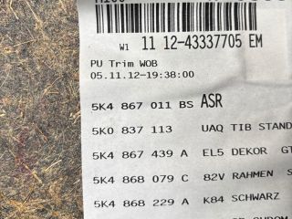 bontott VW GOLF VI Jobb első Ajtó Kárpit