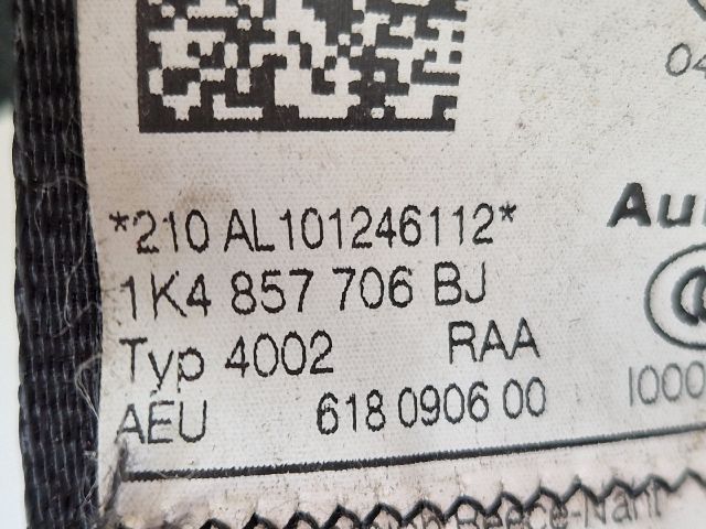 bontott VW GOLF VI Jobb első Biztonsági Öv