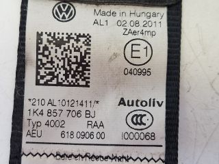 bontott VW GOLF VI Jobb első Biztonsági Öv