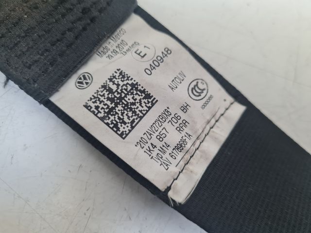 bontott VW GOLF VI Jobb első Biztonsági Öv