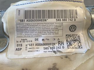 bontott VW GOLF VI Jobb első Függöny Légzsák