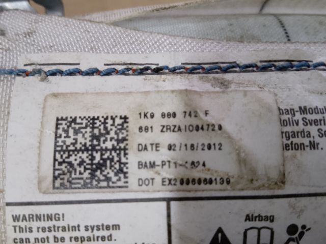 bontott VW GOLF VI Jobb első Függöny Légzsák