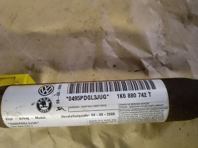 bontott VW GOLF VI Jobb első Függöny Légzsák