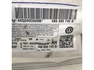 bontott VW GOLF VI Jobb Fejlégzsák