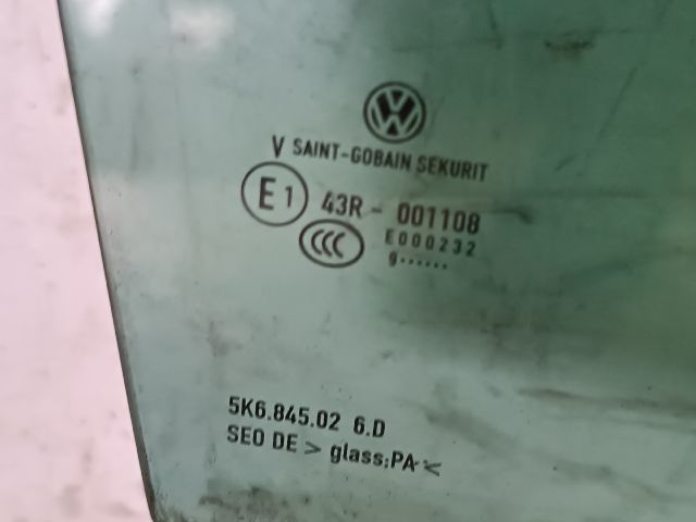 bontott VW GOLF VI Jobb hátsó Ablak
