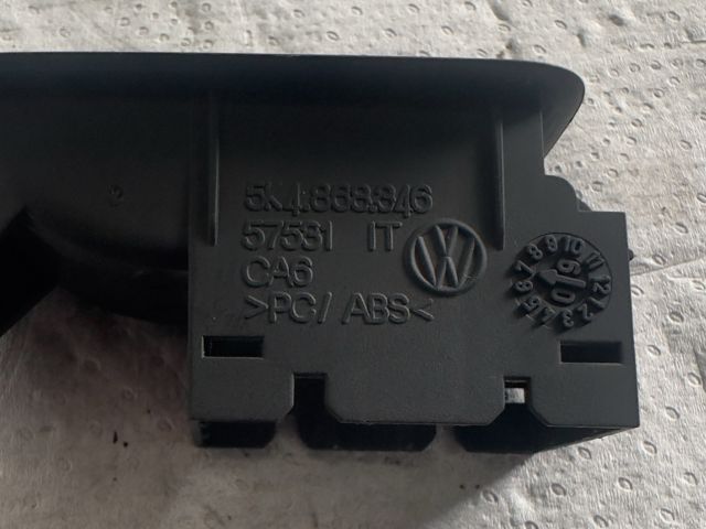 bontott VW GOLF VI Jobb hátsó Ablakemelő Kapcsoló Keret