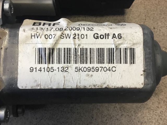 bontott VW GOLF VI Jobb hátsó Ablakemelő Motor