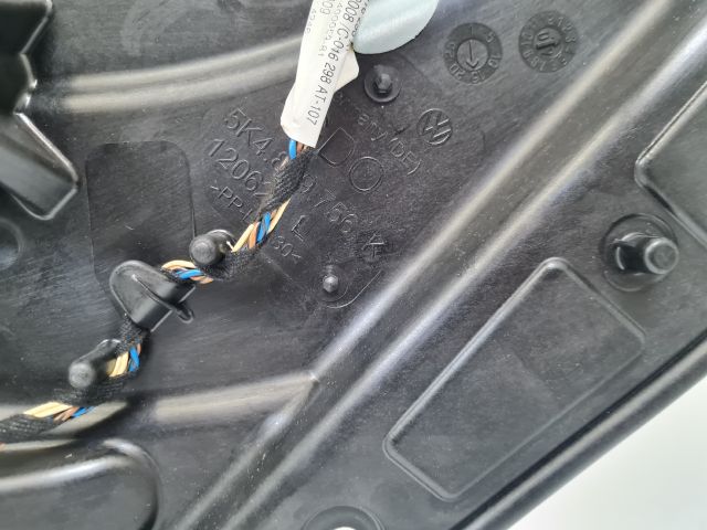 bontott VW GOLF VI Jobb hátsó Ablakemelő Szerkezet (Elektromos)