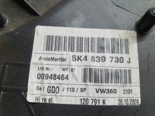 bontott VW GOLF VI Jobb hátsó Ablakemelő Szerkezet (Elektromos)