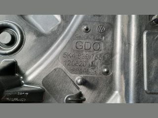 bontott VW GOLF VI Jobb hátsó Ablakemelő Szerkezet (Mechanikus)