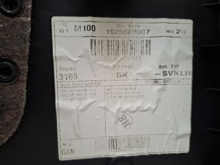 bontott VW GOLF VI Jobb hátsó Ajtó Kárpit