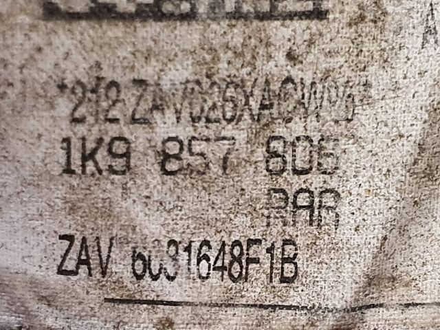 bontott VW GOLF VI Jobb hátsó Biztonsági Öv