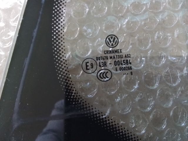 bontott VW GOLF VI Jobb hátsó Fixüveg (Ajtóban)