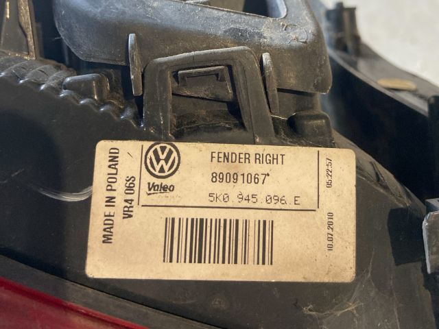 bontott VW GOLF VI Jobb Hátsó Lámpa