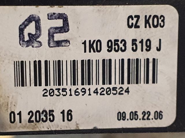 bontott VW GOLF VI Jobb Kormánykapcsoló Ablaktörlő