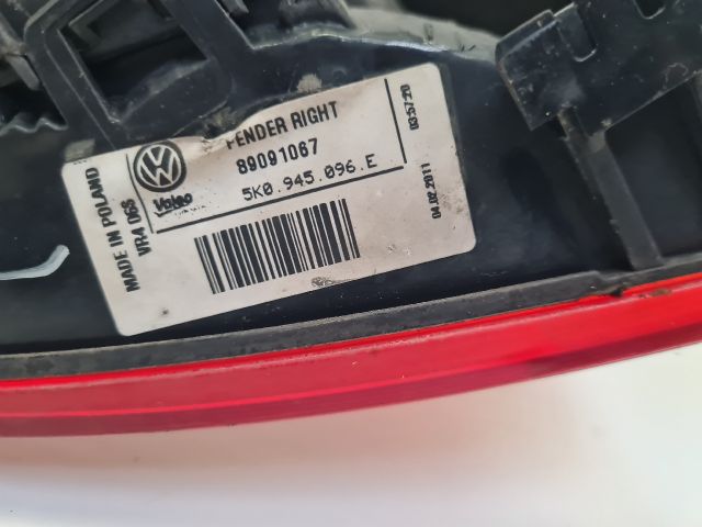 bontott VW GOLF VI Jobb Külső Hátsó Lámpa