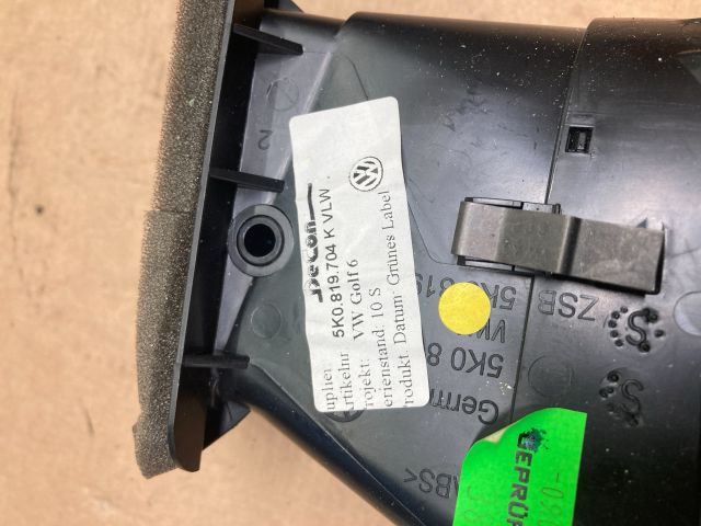 bontott VW GOLF VI Jobb Szellőző