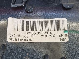 bontott VW GOLF VI Jobb Visszapillantó Tükör Burkolat