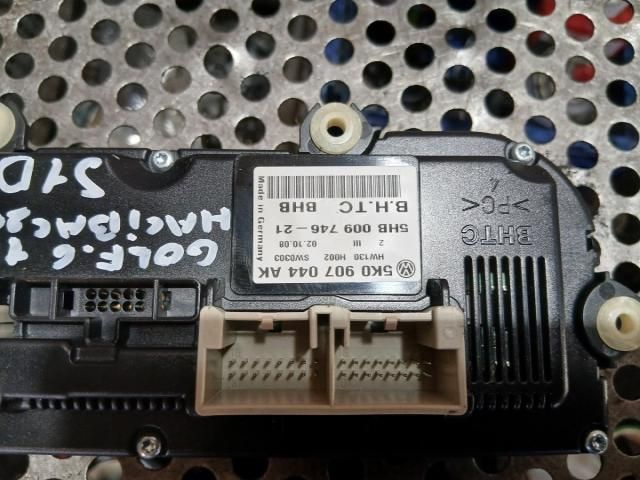 bontott VW GOLF VI Klíma Kapcsoló