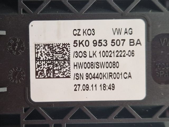 bontott VW GOLF VI Komplett Kormánykapcsoló (Bajuszkapcsoló)