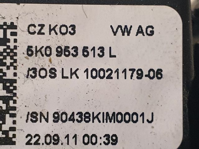 bontott VW GOLF VI Komplett Kormánykapcsoló (Bajuszkapcsoló)