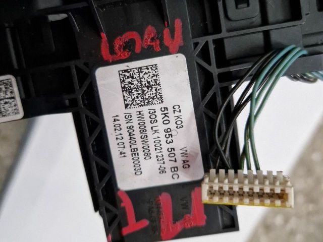 bontott VW GOLF VI Komplett Kormánykapcsoló (Bajuszkapcsoló)