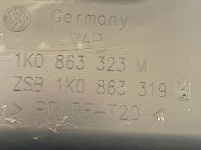 bontott VW GOLF VI Középső Kardánbox Burkolat