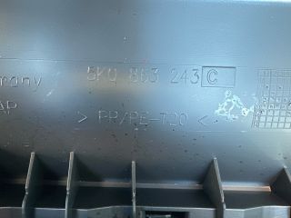 bontott VW GOLF VI Középső Kardánbox Burkolat