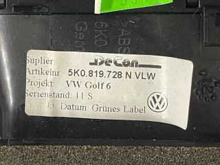 bontott VW GOLF VI Középső Szellőző