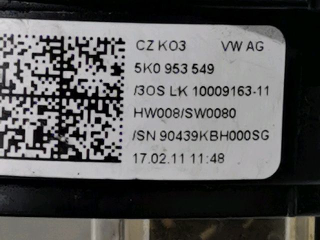 bontott VW GOLF VI Légzsák Átvezető Szalagkábel