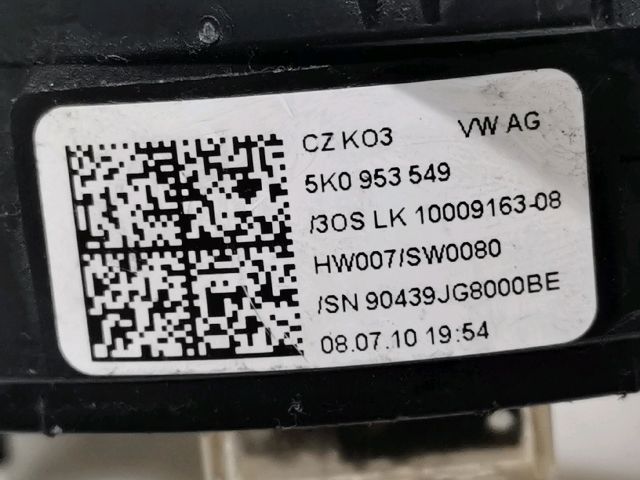 bontott VW GOLF VI Légzsák Átvezető Szalagkábel