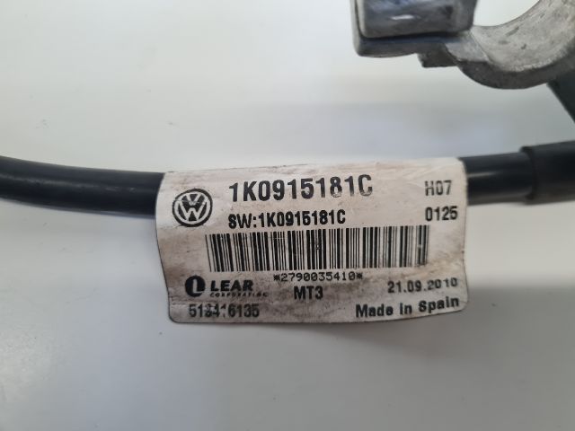 bontott VW GOLF VI Negatív Kábel