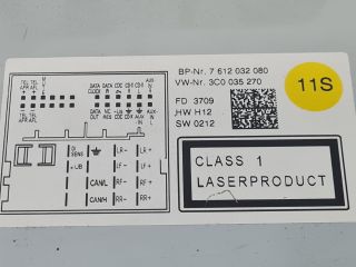 bontott VW GOLF VI Rádió / CD