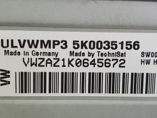 bontott VW GOLF VI Rádió / CD