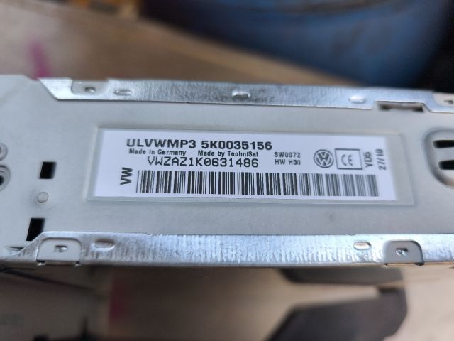 bontott VW GOLF VI Rádió / CD
