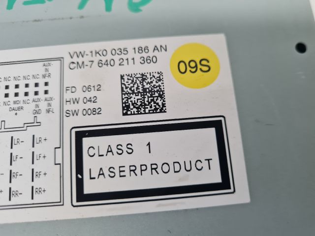 bontott VW GOLF VI Rádió / CD