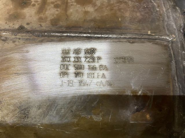 bontott VW GOLF VI Részecskeszűrő