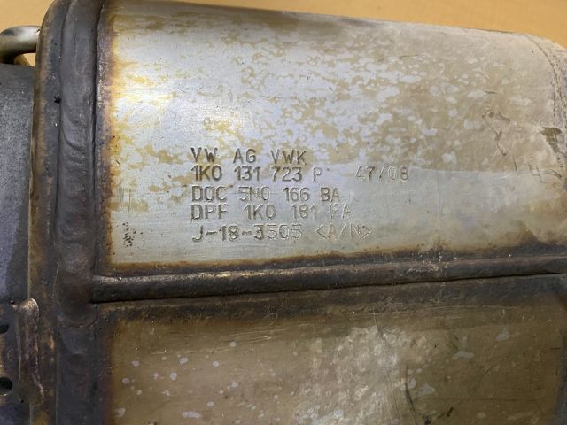 bontott VW GOLF VI Részecskeszűrő