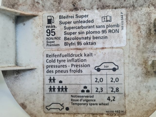 bontott VW GOLF VI Tankajtó