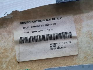 bontott VW GOLF VI Tetőkárpit