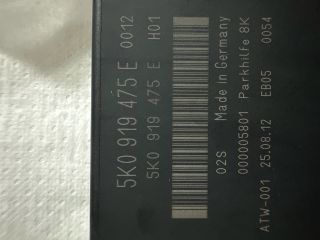 bontott VW GOLF VI Tolatóradar Elektronika