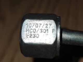 bontott VW GOLF VI Üzemanyagcső