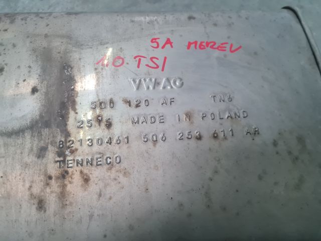 bontott VW GOLF VII Komplett Kipufogó Rendszer