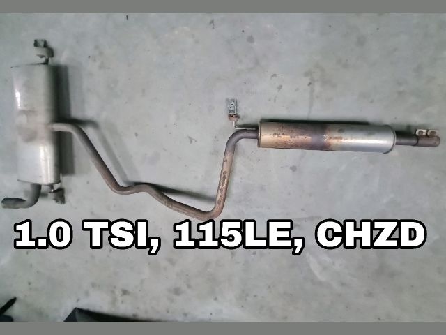 bontott VW GOLF VII Komplett Kipufogó Rendszer