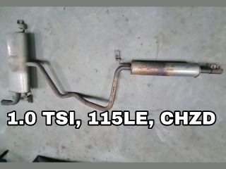 bontott VW GOLF VII Komplett Kipufogó Rendszer