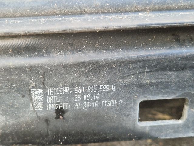 bontott VW GOLF VII Komplett Homlokfal (Részeivel)