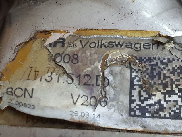 bontott VW GOLF VII Katalizátor