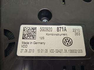 bontott VW GOLF VII Kilométeróra