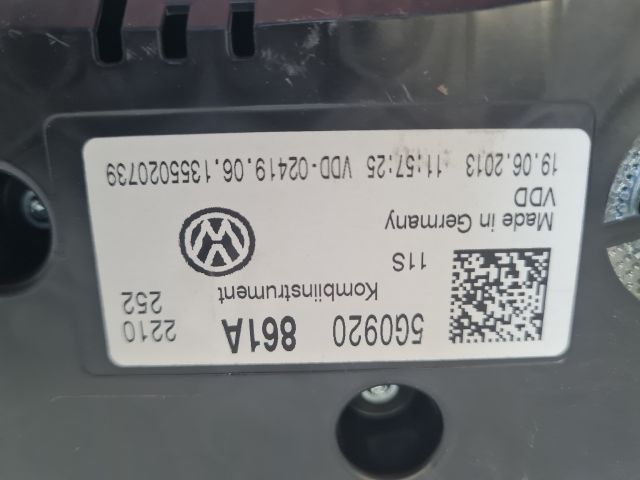 bontott VW GOLF VII Kilométeróra