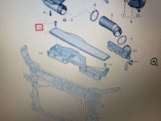 bontott VW GOLF VII Légbeömlő Cső